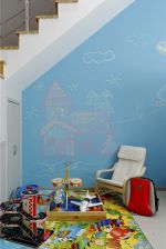 儿童房室内儿童房手绘墙画装修效果图大全