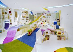 现代书馆建筑设计 儿童书架