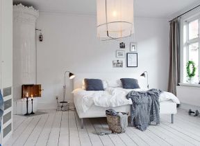 北欧风格装修设计卧室家具床图片