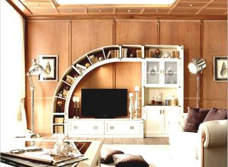 简约客厅创意电视柜设计