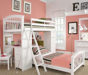 儿童房高低床装修效果图大全2020图片 家居儿童房