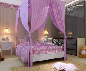 90后女生卧室 紫色卧室装修效果图