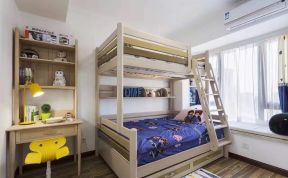 家庭儿童房高低床装修效果图片