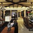 别墅现代中式客厅餐厅最新装修风格