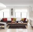 小户型客厅转角沙发装修装饰设计效果图片