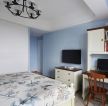 地中海设计风格卧室家具摆放图片欣赏