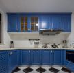 小型厨房餐厅厨房橱柜颜色设计效果图
