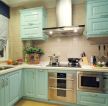 田园风格家居厨房橱柜颜色效果图