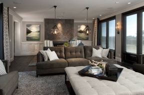 现代简约风格房屋 小户型客厅沙发图片