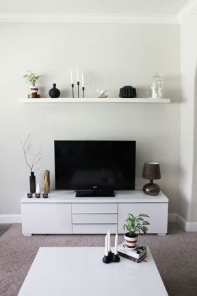 现代简约风格房屋 家庭装修电视柜图片