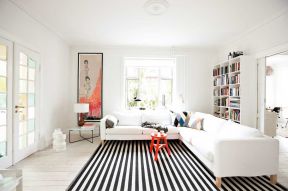 现代简约家具客厅地毯图片