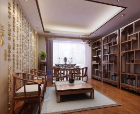 新中式裝修風(fēng)格圖 書房裝飾效果圖