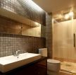 中式厕所瓷砖背景墙效果图大全