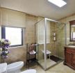 中式厕所整体淋浴房装修效果图片