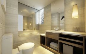 现代简约中式风格室内厕所设计