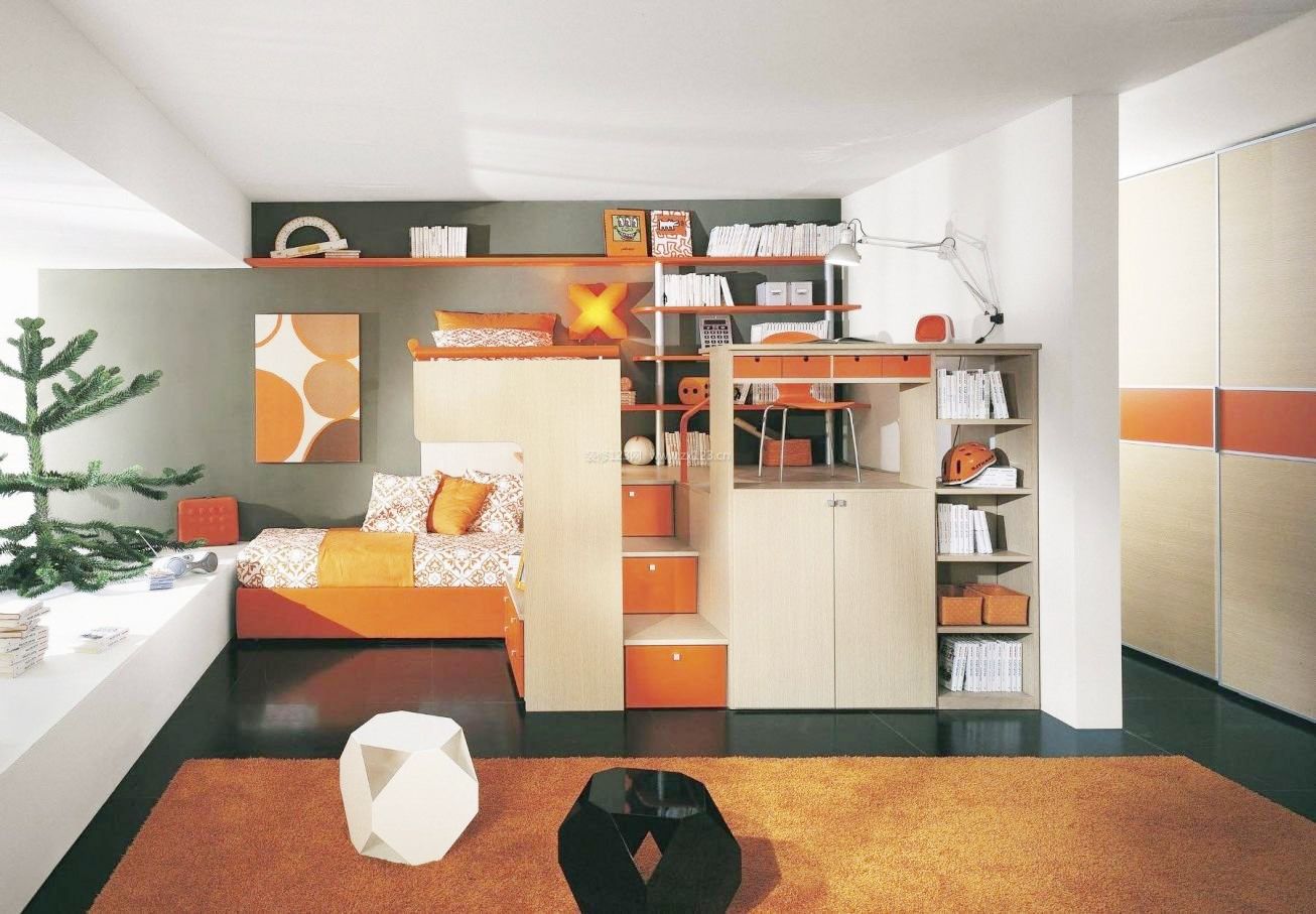 现代简约家具风格小户型客厅卧室装修