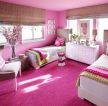 可爱女生粉色儿童房卧室图片