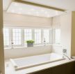 家庭室内卫生间大理石包裹浴缸装修效果图片