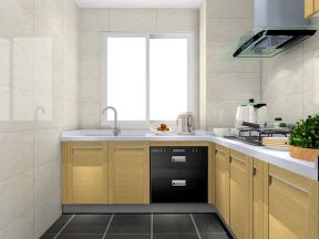 小居室厨房 厨房橱柜颜色效果图