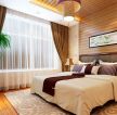中式现代混搭家居卧室设计效果图欣赏
