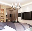 140平米家装卧室电视背景墙设计效果图