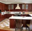 欧式小户型开放式厨房橱柜颜色效果图欣赏