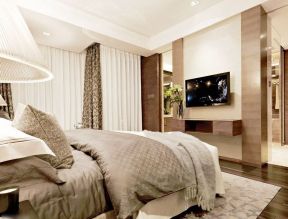 16平米卧室 卧室电视墙设计效果图
