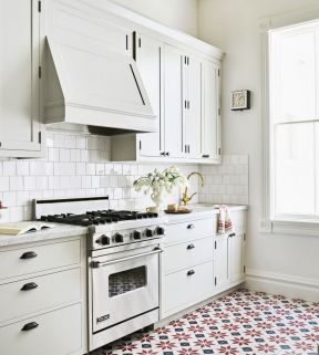 欧式小户型厨房 白色简约装修效果图