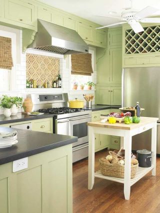 欧式小户型厨房橱柜颜色效果图