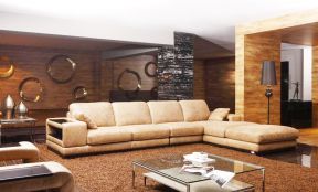 后现代风格客厅沙发 大户型设计效果图