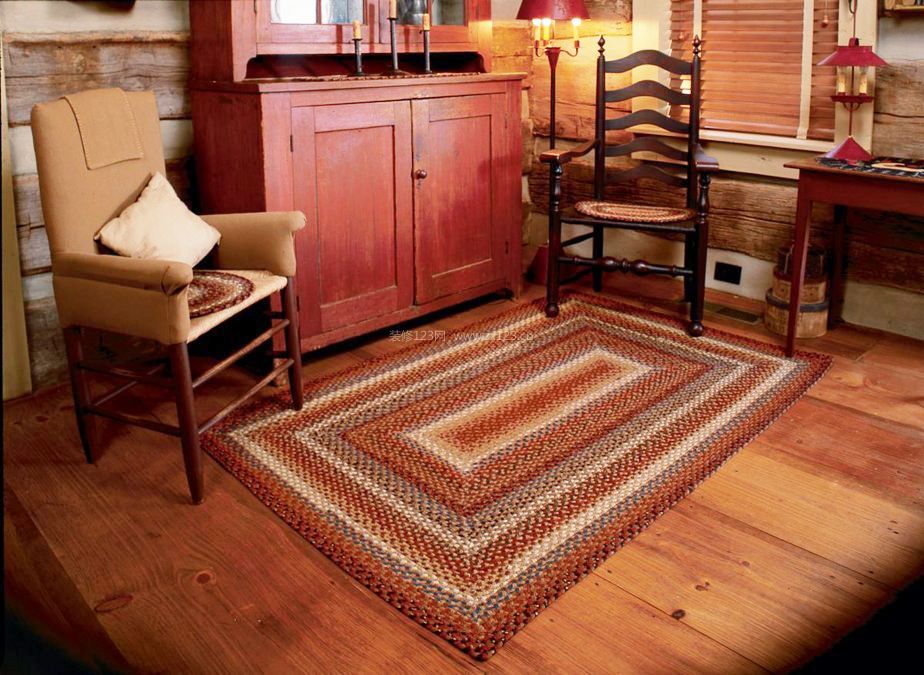 美式乡村风格家装地毯贴图