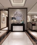 新中式家具元素室內(nèi)軟裝修設(shè)計(jì)圖片