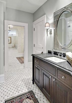 20平方卫生间 浴室柜装修效果图片