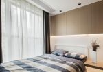 80平米简约风格卧室窗帘设计效果图片