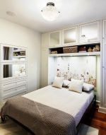 50平米小户型卧室床头背景衣柜设计图