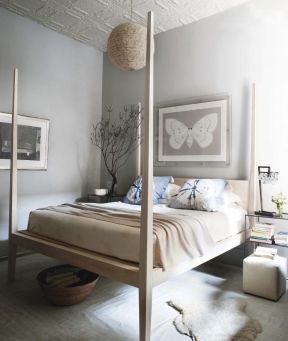 现代风格挂画 现代卧室装修效果图