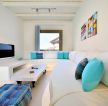 房子地中海风格小客厅装修效果图片
