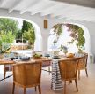 房子地中海风格家庭餐厅设计效果图