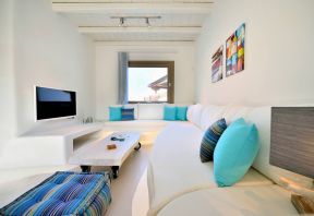 房子地中海风格 小客厅装修效果图片