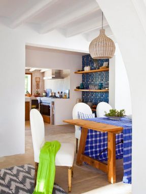 房子地中海风格 餐厅设计效果图