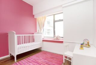 10平米粉色儿童房卧室图片