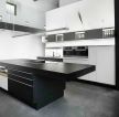 黑白现代风格厨房橱柜装修