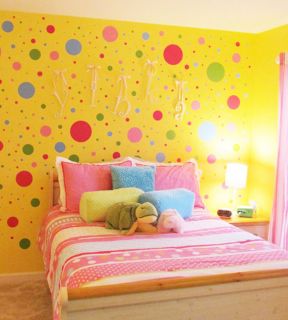 儿童卧室家具效果图 卧室墙纸图片大全