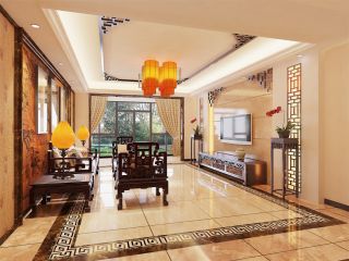 中式客厅古典家具效果图