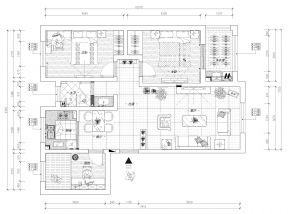 50-80三室两厅经典小户型图