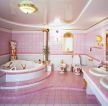 欧式奢华风格台阶浴缸装修效果图片