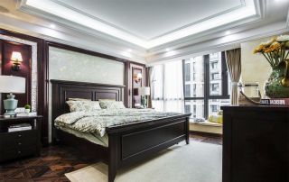 欧式古典家居卧室床装修效果图片