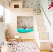 小卧室儿童房木楼梯装修效果图片
