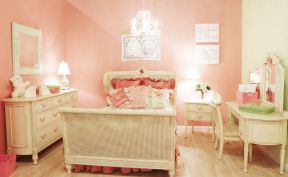 小卧室儿童房 粉色卧室装修效果图