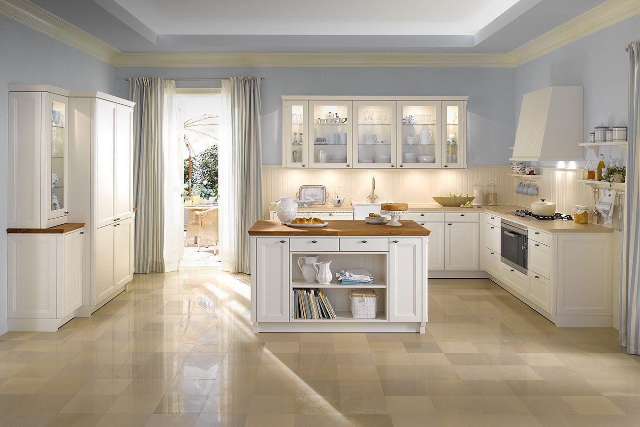 古典现代风格开放式厨房装修设计效果图